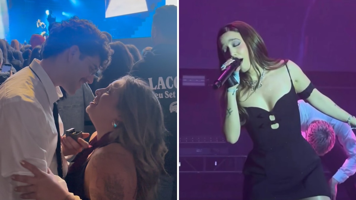 Imagen de la noticia: El romántico momento que se vivió en un concierto de Ángela Torres y se hizo viral: la reacción de la cantante