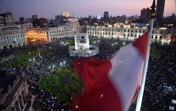 Las manifestaciones en Perú contra