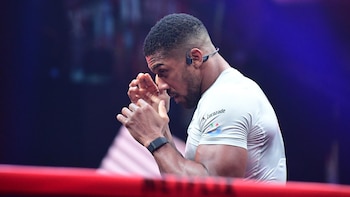 El boxeador británico Anthony Joshua,