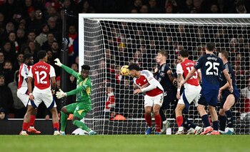 Arsenal sorprendió al Manchester United