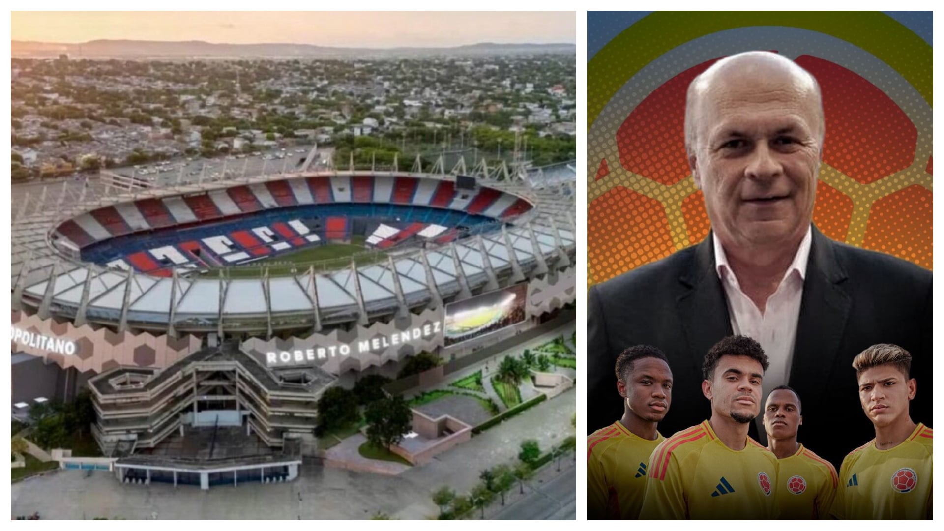 El estadio Metropolitano de Barranquilla se encuentra en remodelación y es la casa de la selección Colombia para encuentros de la eliminatoria sudamericana - crédito @Alejandrocharch/Jesús Avilés/Infobae