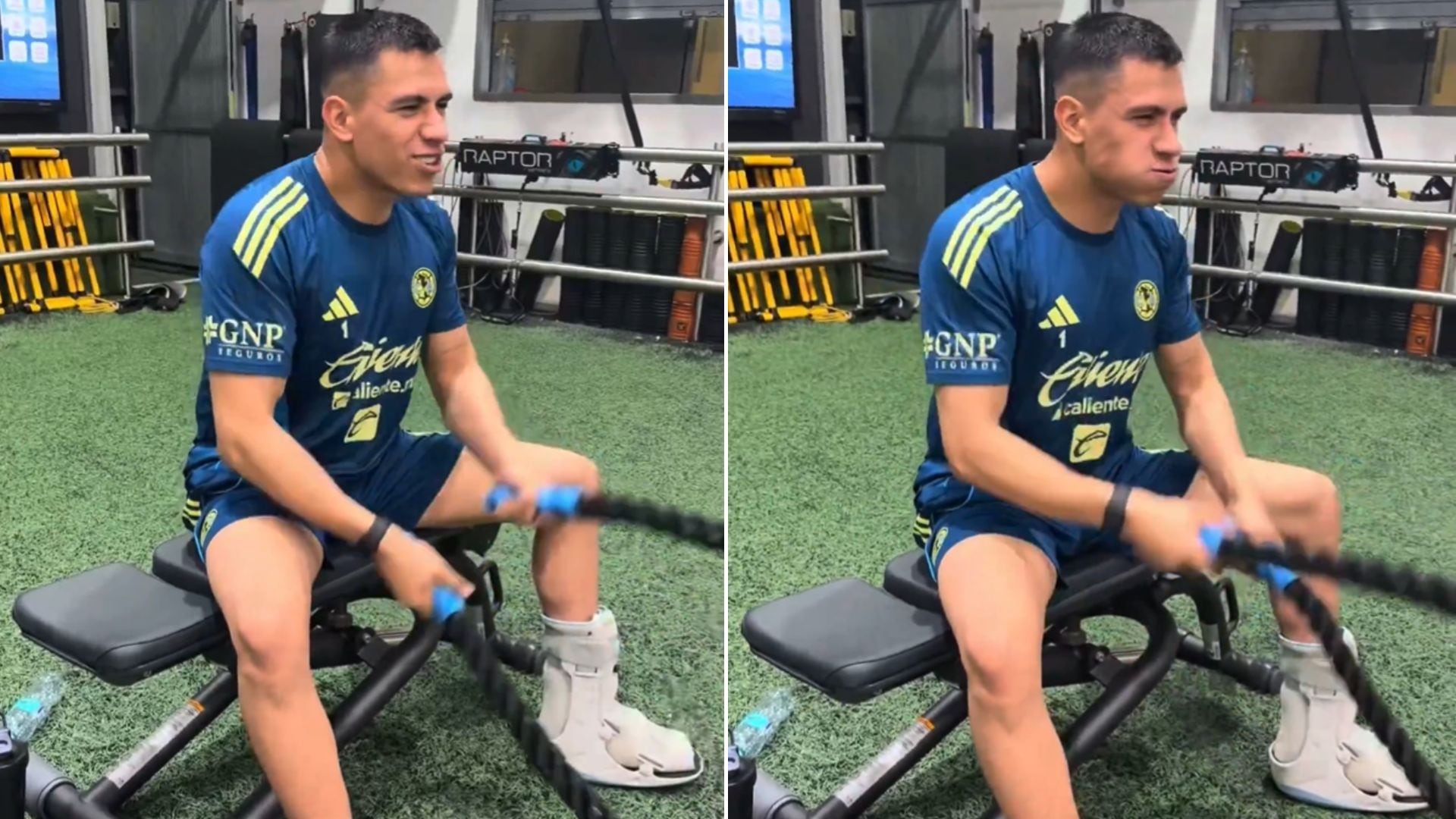 Luis Malagón presumió que retomó sus entrenamientos (IG/ @angel_malagonv)