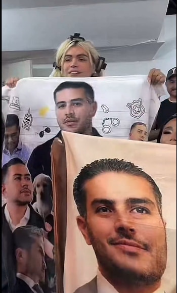 María Sorté sorprende a Wendy, Karina y Paola, conocidas como 'Las Perdidas', con un regalo inesperado durante una transmisión en vivo. (Tik Tok)