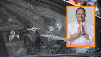 Balearon a candidato a las