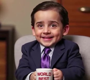 Michael Scott luce su icónico