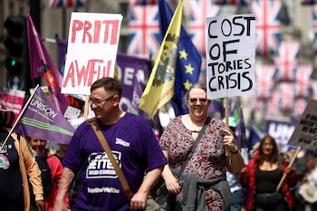 Marchas contra el aumento del