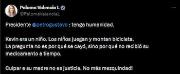 Paloma Valencia sobre declaraciones de