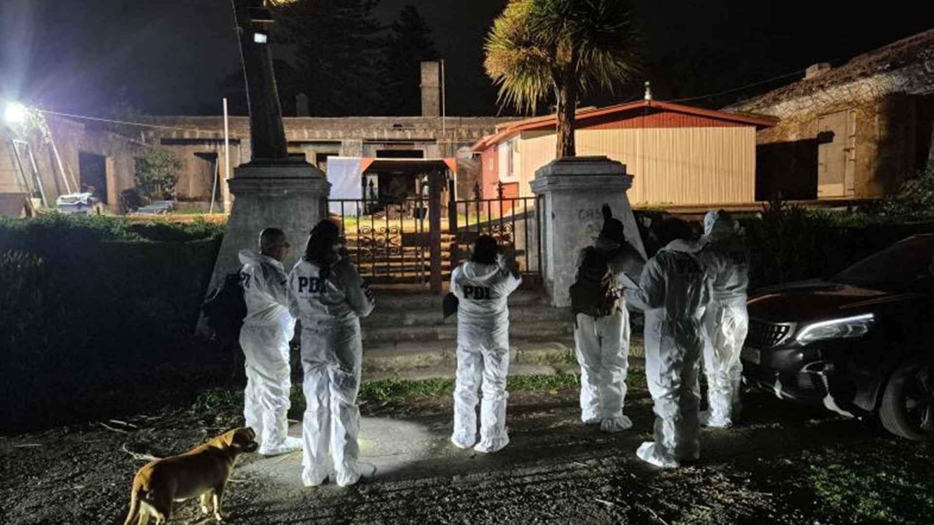 La casona de huéspedes donde ocurrió el alevoso crimen.
