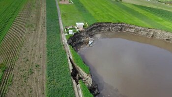 Socavón en Puebla: autoridades detectaron