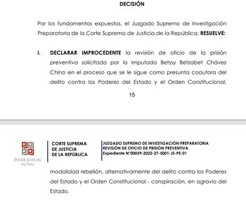Juez Checkley rechaza solicitud de
