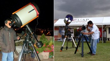 Los hermanos Santivañez están a cargo del Observatorio y Planetario Discovery, en Huancayo.