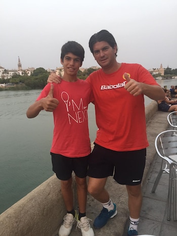 Kiko Navarro y Carlos Alcaraz.