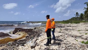 El COE concentró la prevención en las comunidades costeras del sur dominicano después del terremoto detectado frente a Venezuela. (Cortesía: Defensa Civil Dominicana)