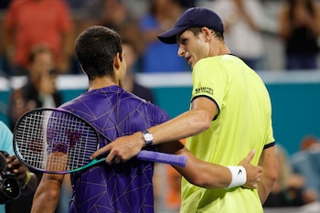 Alcaraz y Hurkacz tras el
