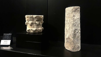 Descubren un capitel de hace mil años en los Baños Árabes de Elche (Alicante)