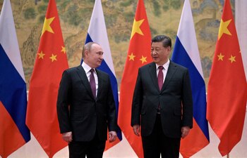 Vladimir Putin visitó Beijing en