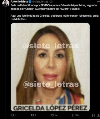 Griselda Guadalupe Pérez, madre de