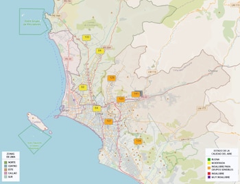 Conoce cuáles son los distritos de Lima que registran un mayor índice de contaminación del aire