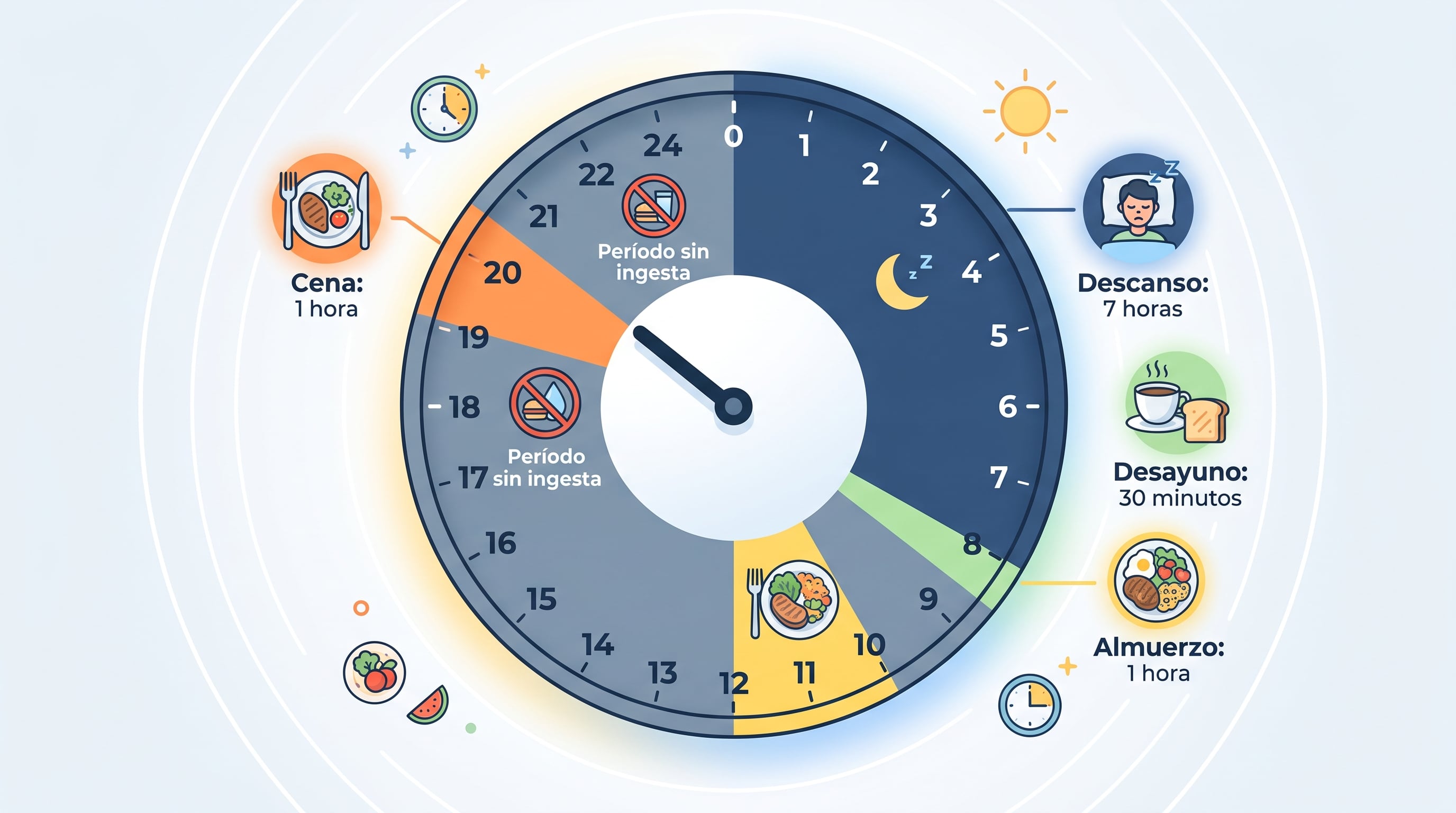 Los órganos del sistema digestivo poseen relojes periféricos que se coordinan con el reloj biológico central del cerebro (Imagen Ilustrativa Infobae)
