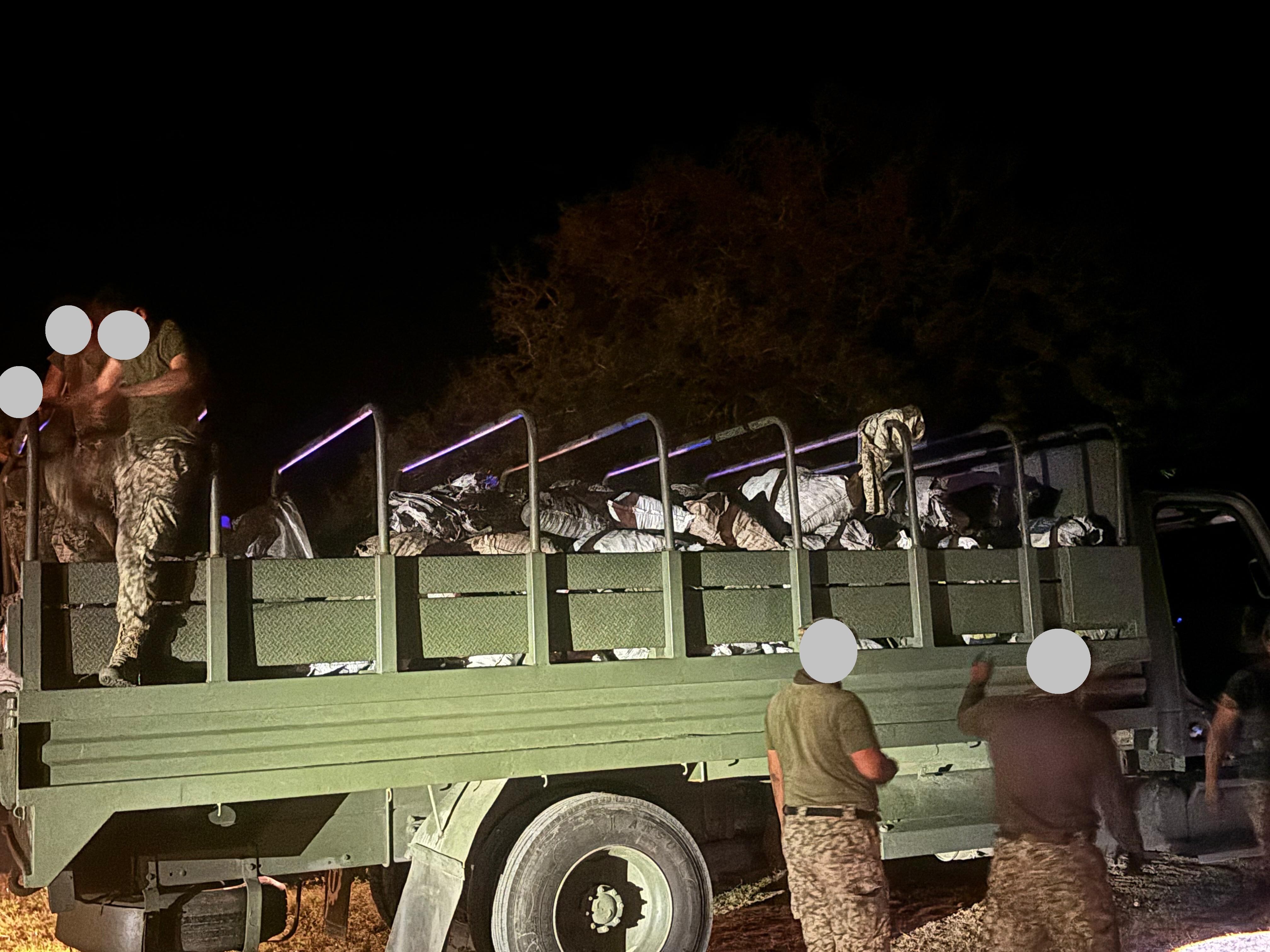 Agentes de seguridad revisaron un inmueble en Soto la Marina(FGR)