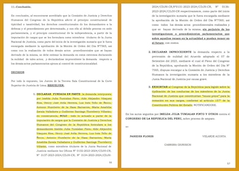 Decisión del Poder Judicial sobre la demanda de la JNJ contra el Congreso