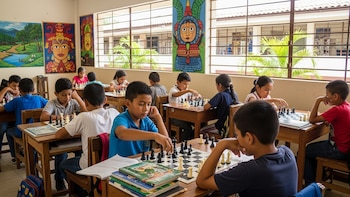 El Ministerio de Educación anunció que el ajedrez será incluido en el currículo escolar guatemalteco