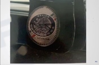 Una de las insignias utilizadas