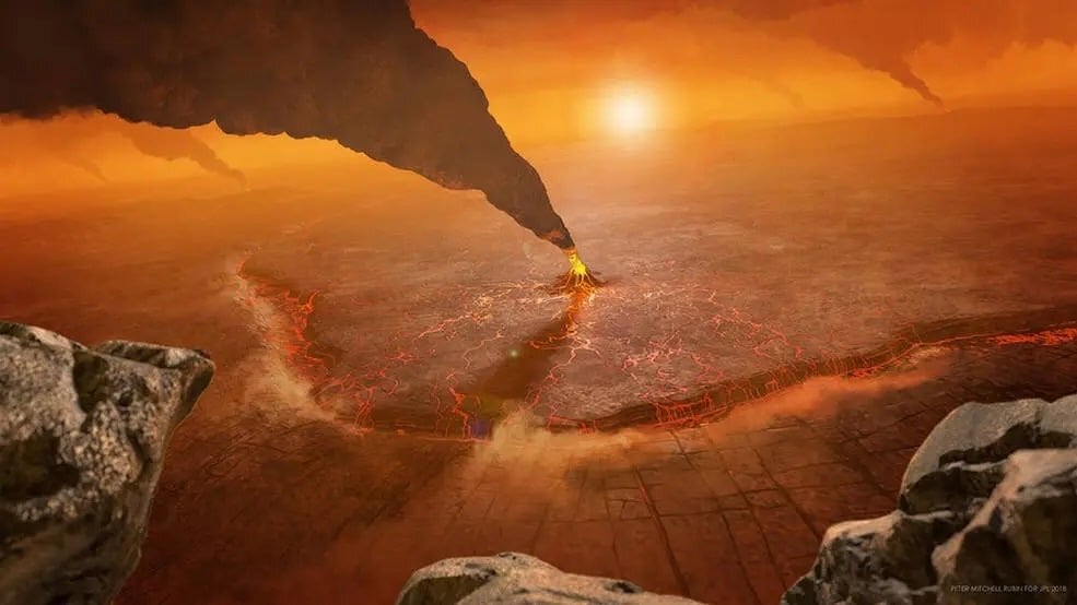 La desaparición de una luna ofrece una posible explicación para la historia orbital de Venus (NASA)