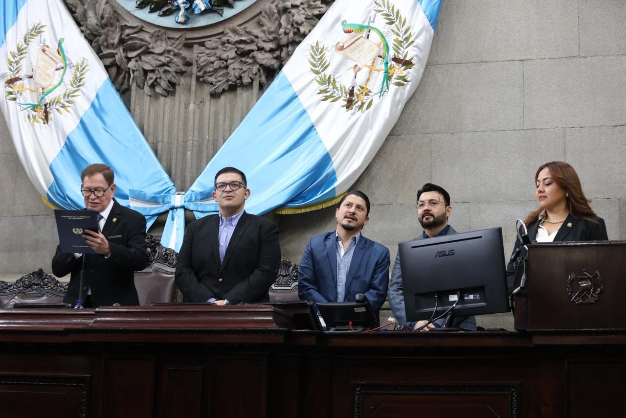 El presidente del Congreso, Luis Contreras, ha planteado como prioridades legislativas la ley del subsidio al combustible, la ley de lavado y la ley de puertos./(Congreso de Guatemala)
