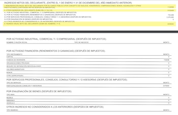 Ingresos de Samuel García (Captura