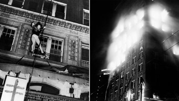 Un incendio infernal en un