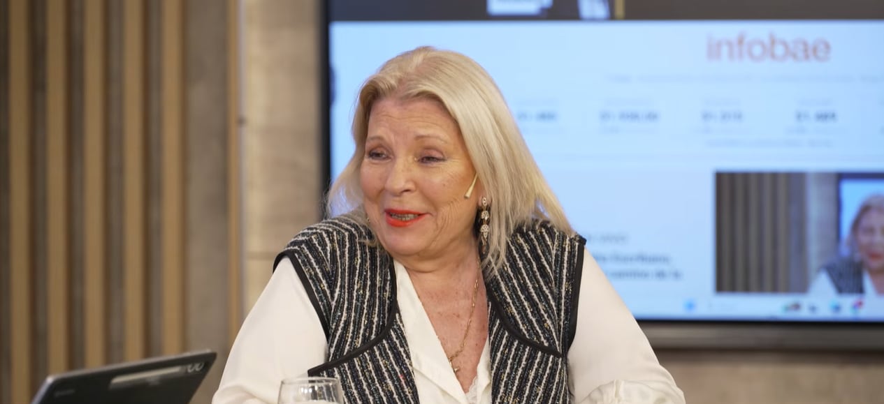 Elisa Carrió, líder de la Coalición Cívica