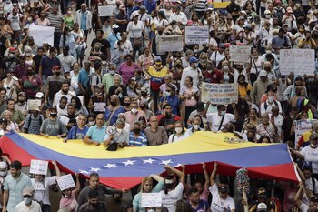 Venezolanos convocaron a una concentración