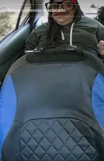 La discusión entre pasajera y