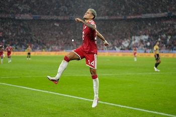Luis Díaz comenzó con gol su temporada 2026/27 en el Bayern Múnich, equipo del cual le regaló una camiseta a María Camila Osorio - crédito Matthias Schrader/ AP Foto
