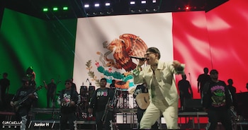 Junior H en Coachella. (Coachella/Captura