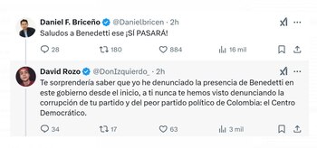 Daniel Briceño volvió a responder