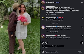Dexter Keaton White habló sobre el primer día de las madres en Diane Keaton.