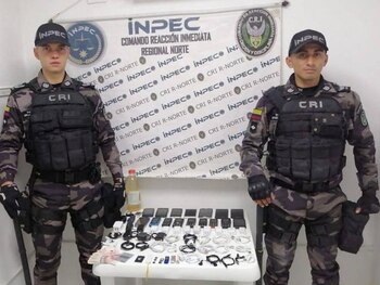 Lo hallado en la celda