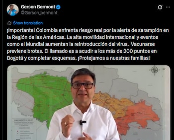 El secretario de Salud de