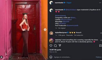 Naomi Watts mostró su total