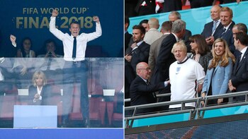 Emmnuel Macron y Boris Johnson