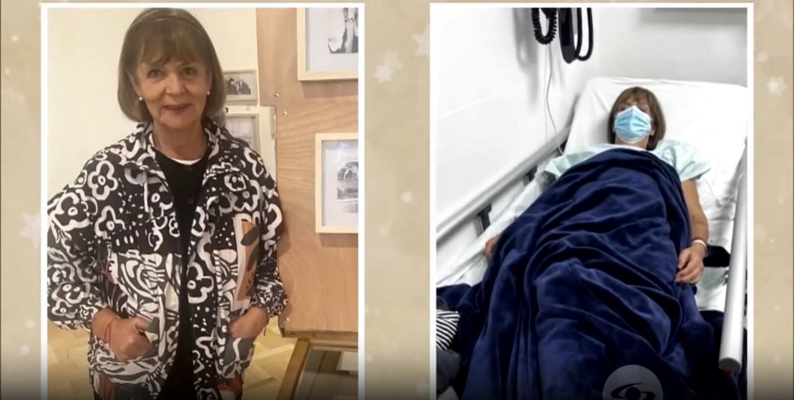 Amparo Pérez pasó ocho días hospitalizada tras sufrir un delicado cuadro de herpes zóster, complicación que preocupó a seguidores y colegas - crédito captura de pantalla, La Red, Caracol Televisión