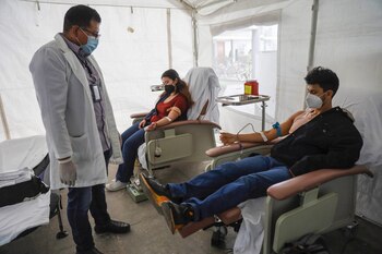 Proceso de donación de sangre