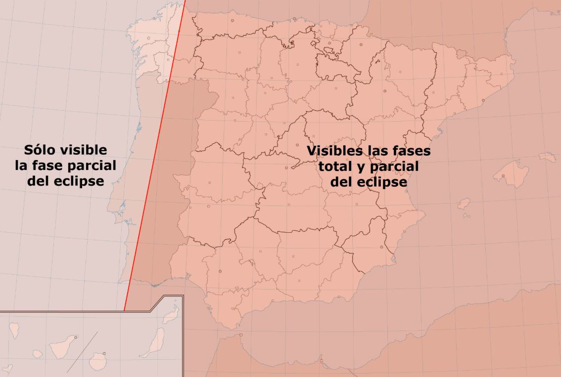 Visión del eclipse lunar del domingo, 7 de septiembre de 2025, en España. (Observatorio Astronómico Nacional)