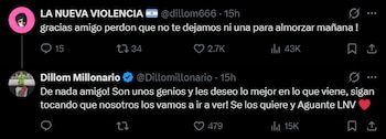 Dillom cumplió la promesa que le hizo a un fan y fue a comer milanesas con puré a su casa