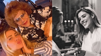 Michelle Salas sorprende con lujoso vestido de su bisabuela Silvia Pinal y fotos inéditas de su boda en Madrid