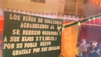 La lona fue presentada en