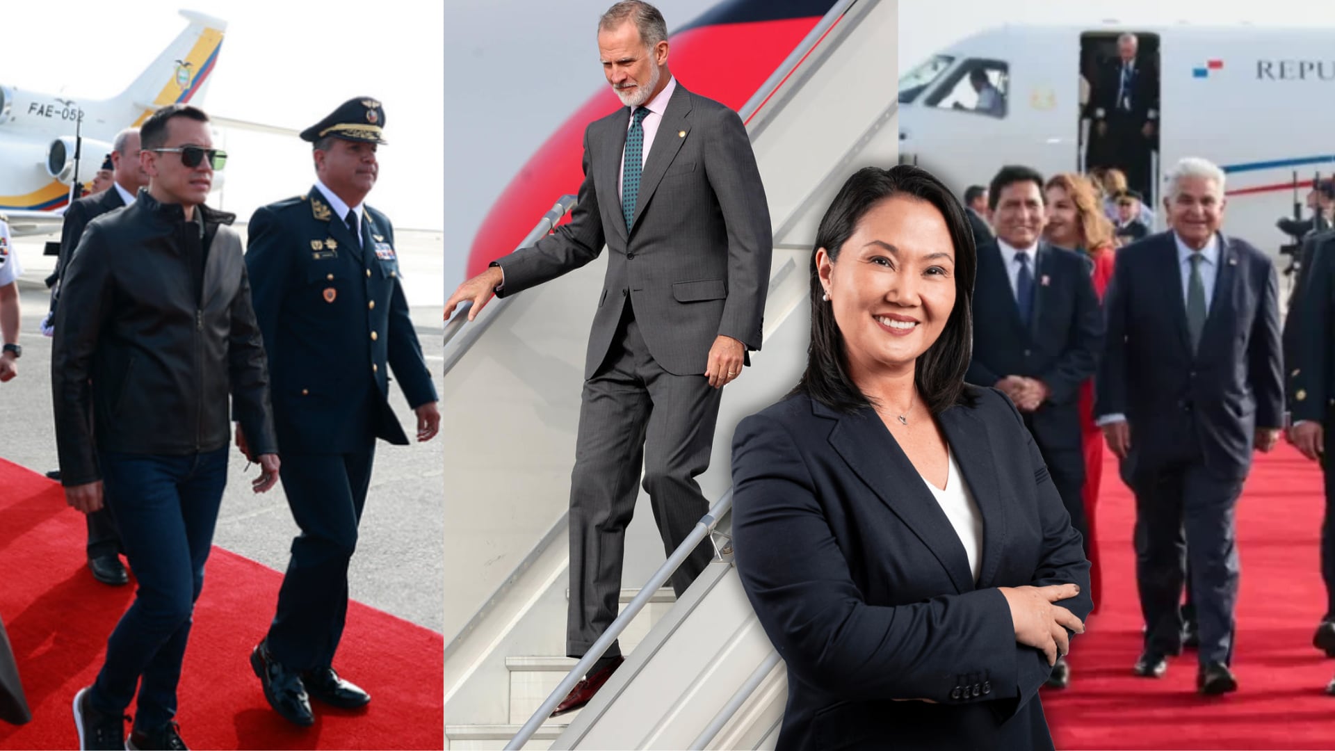 Lima recibe a los jefes de Estado y dignatarios que asistirán a la ceremonia de investidura de Keiko Fujimori este 28 de julio