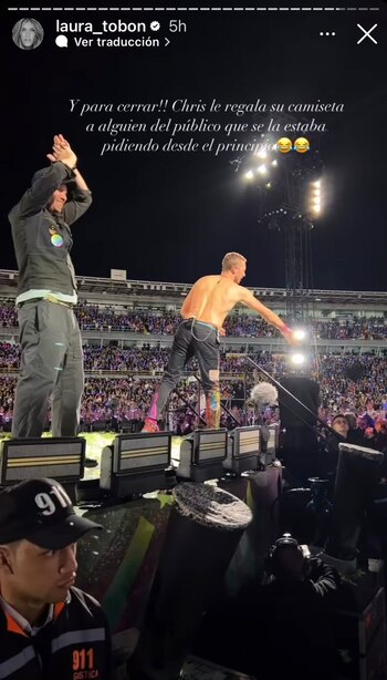 Instastories de Laura Tobón en